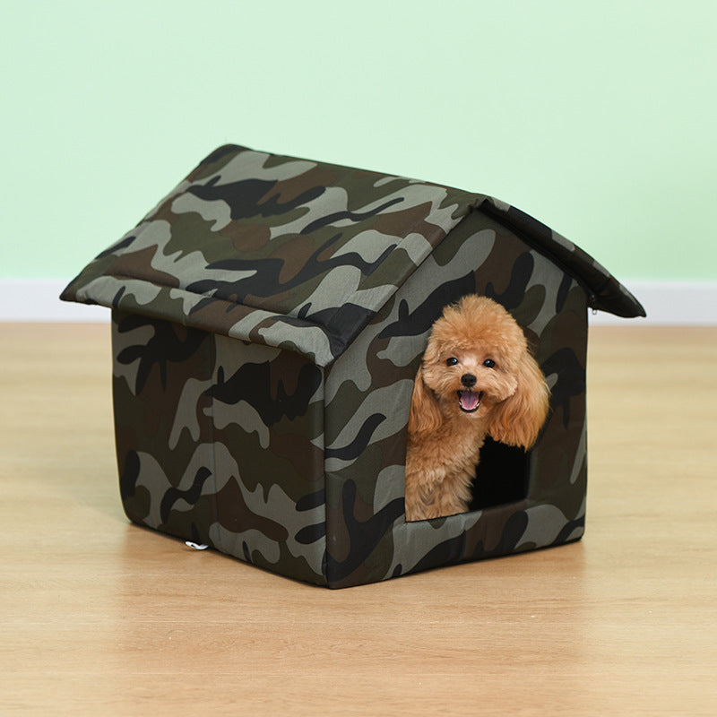 Waterproof Oxford Cloth Outdoor Dog and Cat Kennel