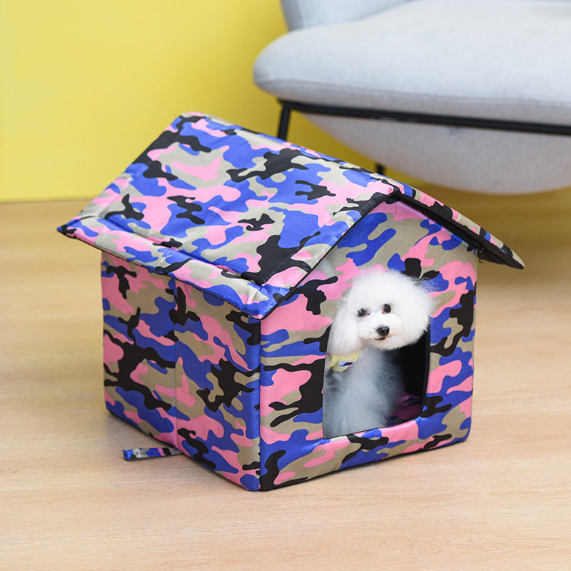 Waterproof Oxford Cloth Outdoor Dog and Cat Kennel