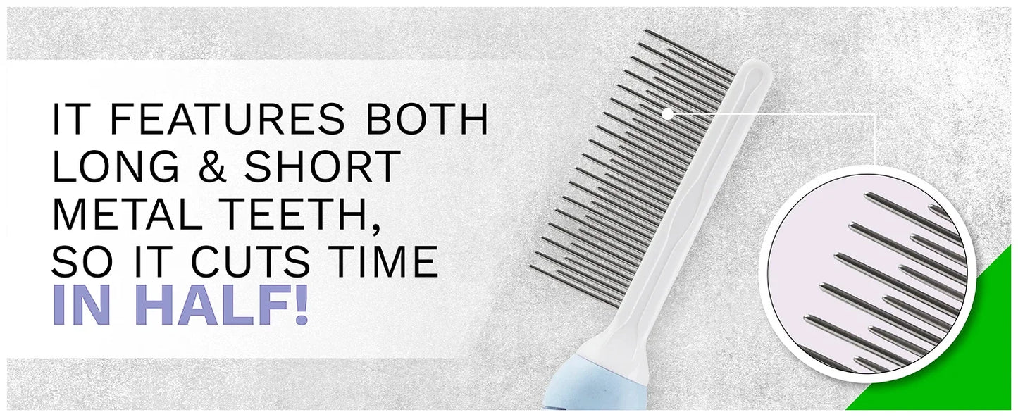 Pet Grooming Needle Comb for Cleaning Fur (Single Piece-Dogs & Cats)