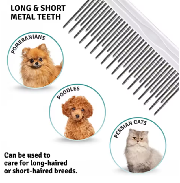 Pet Grooming Needle Comb for Cleaning Fur (Single Piece-Dogs & Cats)